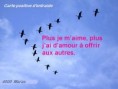 Carte positive d'entraide ( 36 PC)